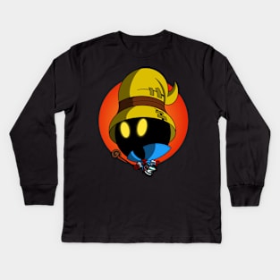 Everybody's favorite black mage Kids Long Sleeve T-Shirt